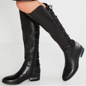 Vince Camuto Parle Black Leather Boots